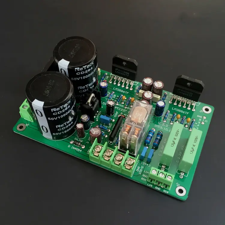Placa De amplificador de Potência inteligente Eletrônica LM3886 power amplifier board com proteção speaker