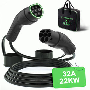 Carregador portátil para EV de nível 2 para uso doméstico, carregador de parede com novo <span class=keywords><strong>design</strong></span> AC EVCharger 32a Type1