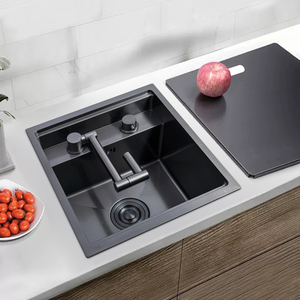 Fabrika özelleştirmek rv lavabo 16g mutfak undermount 304 paslanmaz çelik gizli lavabo kapak katlanır fabrika özelleştirmek rv lavabo 16 - Product Image 5