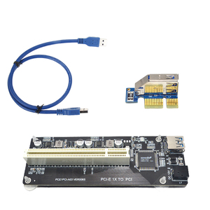 PCIE PCI-E PCI Express X1 a PCI Riser Card Bus, convertidor de adaptador de alta eficiencia, Cable USB 3,0 para PC de escritorio, Chip ASM1083 - Product Image 6