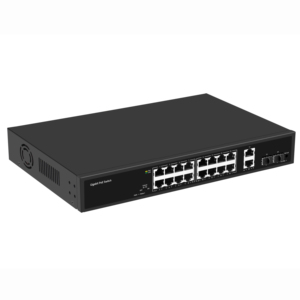 Sunsoont <strong>16</strong>-Port POE Switch with QoS Power over <strong>Ethernet</strong> for IP Cameras Wireless AP and Watchdog - Product Image 2