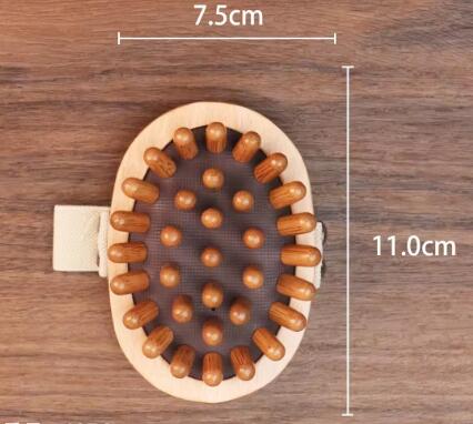 Meridian cushion massage brush