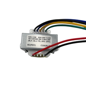 Kunden spezifische Audio-Transformatoren Leistungs transformator 50W 25W 10W 5W 6W mit 8 & 4 Ohm Ausgang - Product Image 4