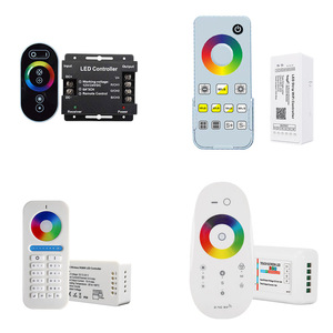 Контроллер светодиодной ленты RGB, 12 В, 30 А, CCT, rgbw, Светодиодная лента COB, Светодиодная лента, световой диммер, пользовательский Радиочастотный пульт дистанционного управления 2,4G, светодиодный контроллер - Product Image 1