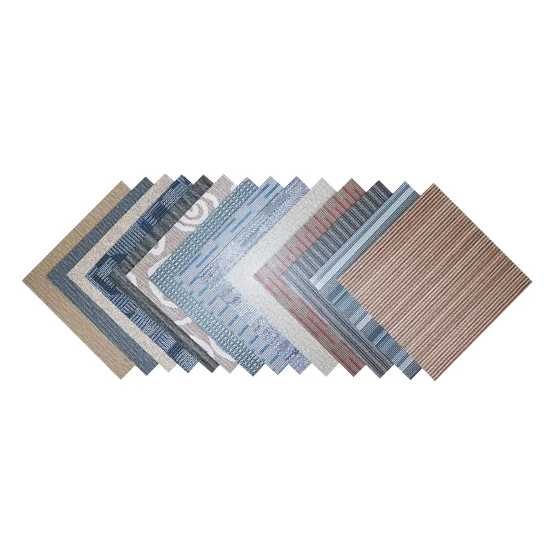 Pvc 3mm 바닥 Karpet 비닐 하이브리드 spc 타일 단단한 비닐 바닥 카펫 디자인 pvc 바닥