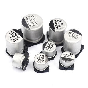 RVT系列SMD 470UF 35v电解电容器，尺寸为10x10.5毫米