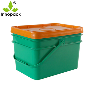Plastic <strong>Oil</strong> <strong>Drum</strong> with Lid Factory Price Plastic Container High Quality Plastic Rectangle Paint Bucket - Product Image 4