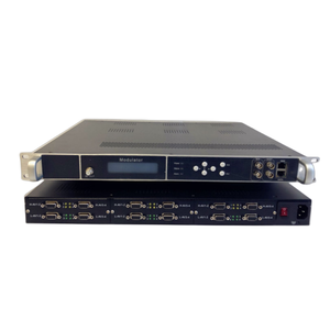 24 canali AV a QAM MPEG2 modulatore DVBC DVBT ATSC ISDBT Input RF Out Digital TV CVBS Encoder modulatore - Product Image 2