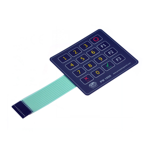 4x4 llaves de caucho de silicona de interruptor de teclado con teclado de membrana de Mylar de circuito - Product Image 2