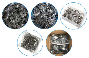 8mm 3/4 inch SS Mỹ Đài Loan kẽm Ống thép không gỉ Kẹp/Mini Kẹp ống khí kẹp OEM <span class=keywords><strong>Hose</strong></span> clip/Ấn Độ <span class=keywords><strong>Hose</strong></span> kẹp - Product Image 5