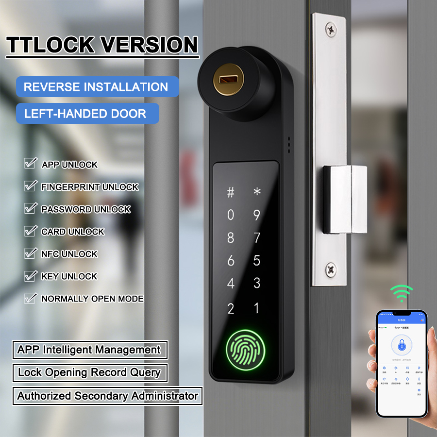 TTLock Version Installation inversée Porte à gauche