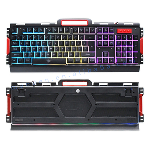 Conjunto Combinado de teclado y ratón con cable para Gaming, Mouse colorido Led con USB, K33, para ordenador de escritorio - Product Image 1
