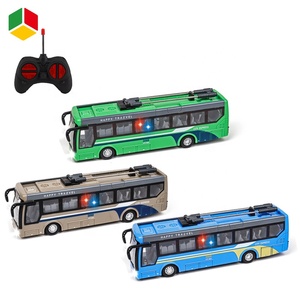 QS ต่ําราคาเด็ก R/C 4 ช่อง 1/32 Scale รถโรงเรียนของเล่น 3 สไตล์ผสมรีโมทคอนโทรลจําลองรถของเล่นพร้อมแสง - Product Image 1