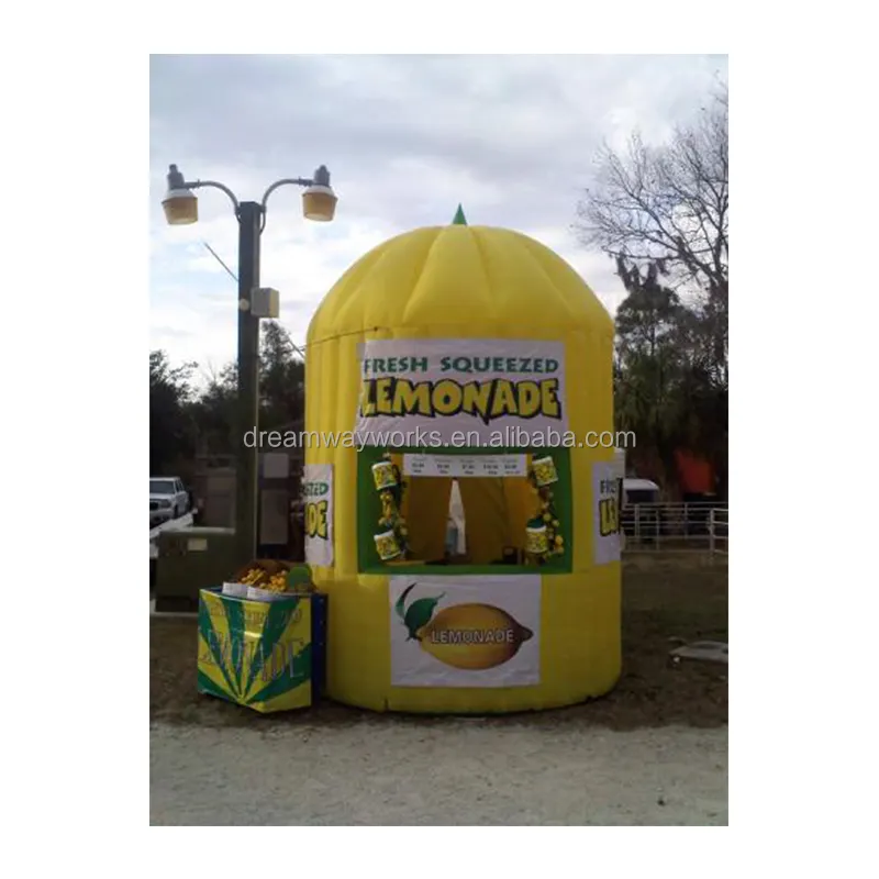 Portable booth inflatable bar,customized inflatable stall,inflatable lemonade booth for sale