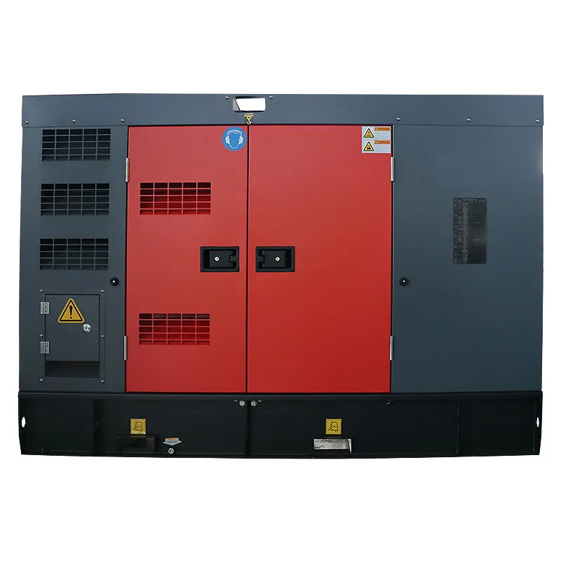 ขับเคลื่อนด้วยเครื่องยนต์ยี่ห้อคัมมินส์40Kw เจนเซต3เฟส50Kva เครื่องกำเนิดไฟฟ้าแบบเงียบดีเซล