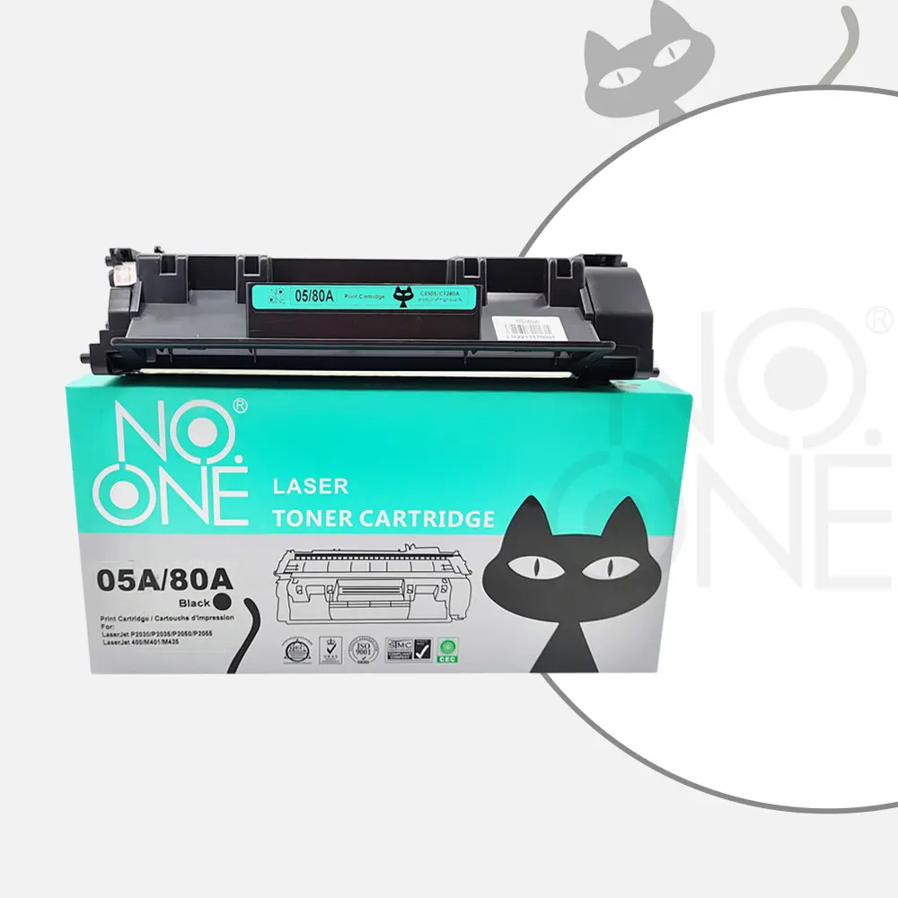 خرطوشة لا أحد عالية الجودة CF280A 280A 80A متوافقة مع الحبر الليزري الأسود ، LaserJet Pro M401dn M425dn