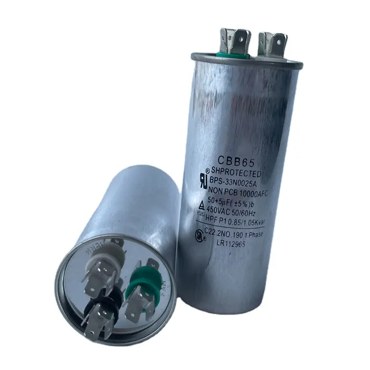Teile der Klimaanlage Start kondensator Wechselstrom motor Hochspannung kondensatoren Guter Preis Kondensator Cbb65