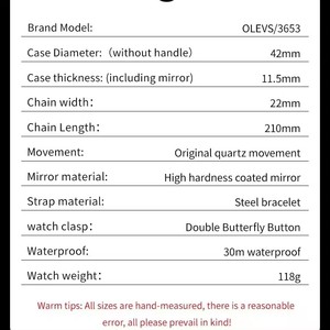 OLEVS 3653 Herren uhr Luxus Quarzuhr Multifunktion ale automatische Tage wochen uhr Wasserdichte leuchtende rostfreie Relojes - Product Image 5