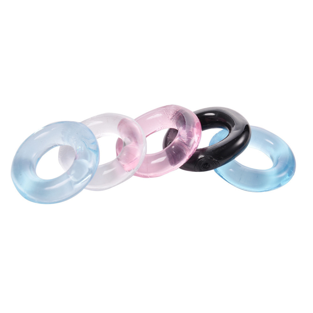 Anillo de cristal negro