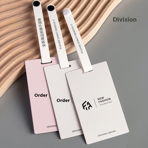 Etiquetas de ropa en relieve de alta calidad, papel de algodón en relieve de etiquetas de ropa de lujo personalizadas, etiqueta de producto, etiquetas colgantes con cuerda gratis - Product Image 1