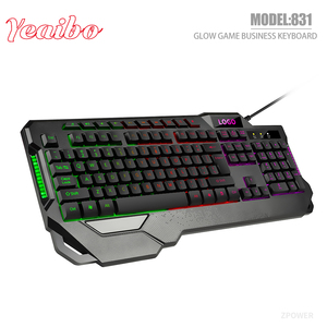 Precio bajo, alto brillo, ordenador con cable, Combo óptico ergonómico, silencioso, retroiluminado, LED, juego, USB, Multimedia, teclado para juegos de escritorio - Product Image 6