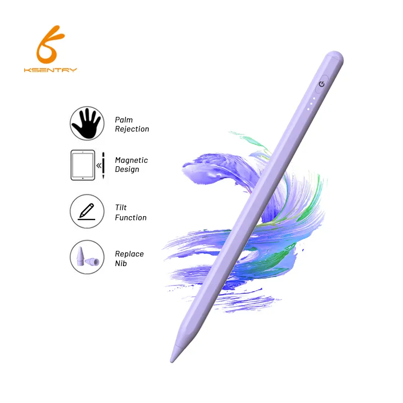 Tablet Stylus Pen With Palm Rejection Active Touch Screen Pen For Apple Pencil 2 Ipad Pro Capacitive Stylus Pen