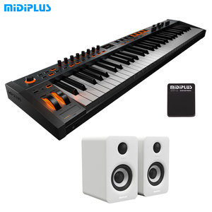 MIDIPLUS X8最大便携式USB MIDI控制器键盘88半加权键8 RGB速度后触敏带USB电缆 - Product Image 6