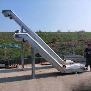 Transportador de cinta pequeño para ladrillos de fertilizante de grano Transporte exprés Transportador de carga y descarga Transportador de elevación y movimiento - Product Image 6