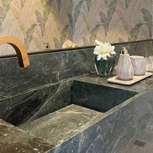 OEM/ODM beyaz damarlar <span class=keywords><strong>Verde</strong></span> Pantanal mermer plakalar su geçirmez otel projesi iç dekorasyon arka plan duvar