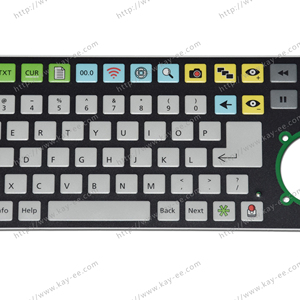 Su misura OEM pannello interruttore a membrana tastiera di controllo in rilievo Multi pulsante con tastiera di stampa digitale - Product Image 1