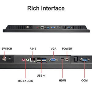 Android / <strong>Linux</strong> / X86 Capacitive or Resistive Touch 27 Inch Wide Screen <strong>Embedded</strong> Computer Industrial Panel Pc