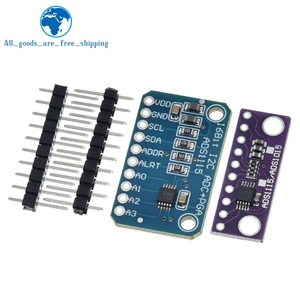 TZT ADS1115 16-Bit-I2C-Modul Präzisions-ADC 4-Kanal-Entwicklungsplatine Pro Gain-Verstärker 2,0 V bis 5,5 V für Arduino RP
