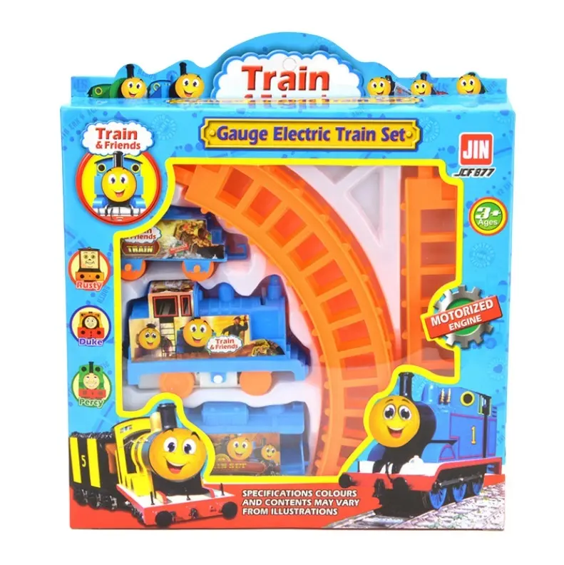 Hot Sale Elektro plastik Bildungs modell Licht DIY Rail Track Toy Train Set