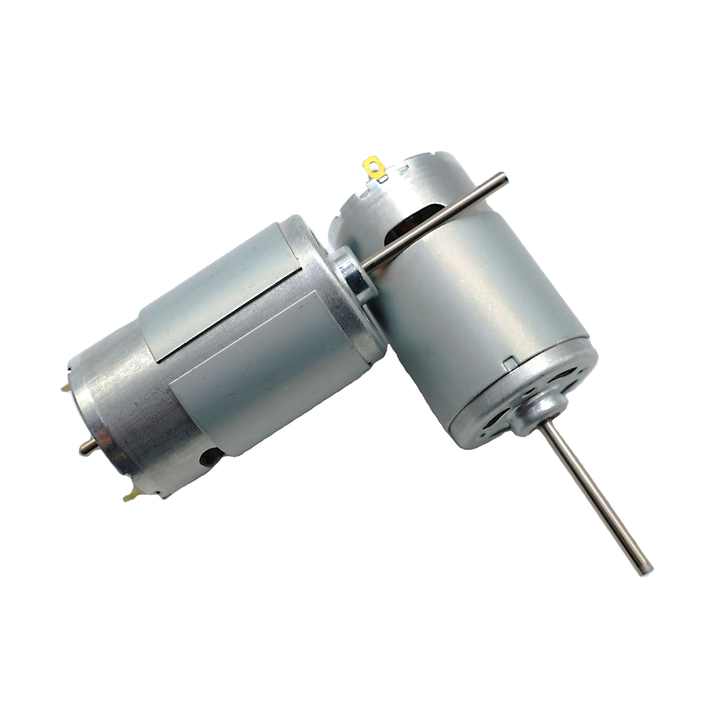 6V 12V 24V Fabrieksleverancier Hoge Prestaties Dc Motor Groot Koppel 555 550 Geborsteld Speelgoed Auto Motor