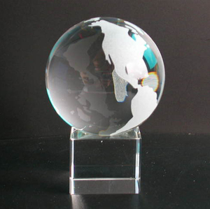 Kristal dünya küre küp tabanı MH-Q0217 - Product Image 3