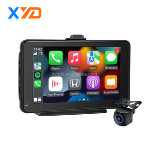 7inch Rearview Mirror Carplay Android Auto Wireless Projection Screen Backup Camera with 4K Resolution Car Reversing Aid <strong>Monitor</strong>