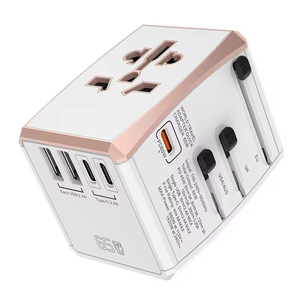 อะแดปเตอร์แปลงไฟสำหรับเดินทางทั่วโลกแบบออลอินวันขนาด65วัตต์เต้าเสียบไฟฟ้ากระแสสลับทั่วโลกพร้อม USB 3พอร์ตและ Type-C - Product Image 3