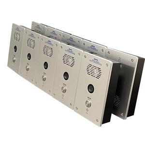 SIP/IP Intercom System Unterstützt RJ45 Wireless WIFI Netzwerk zugriff. Verwirklichen Sie Zwei-Wege-Sprach-Intercom und Broadcast-Funktionen.