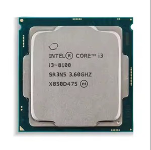 Gebraucht und überholt für Intel I3-8100/SR3N5 Quad-Core-CPU-Prozessor 3,6 GHz 65 TDP für Desktop-Computer Neu & In-Box