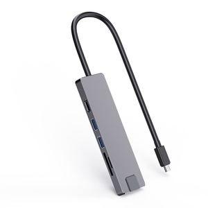 7 in 1 USB C yerleştirme istasyonu HDMI Ethernet adaptörü Hub ile 100W güç teslimat ve çift kart okuyucu - Product Image 1