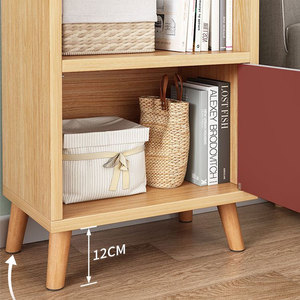 Ahşap teşhir rafı depolama kitaplık ve kitap endüstriyel büyük köşe kitaplık - Product Image 2