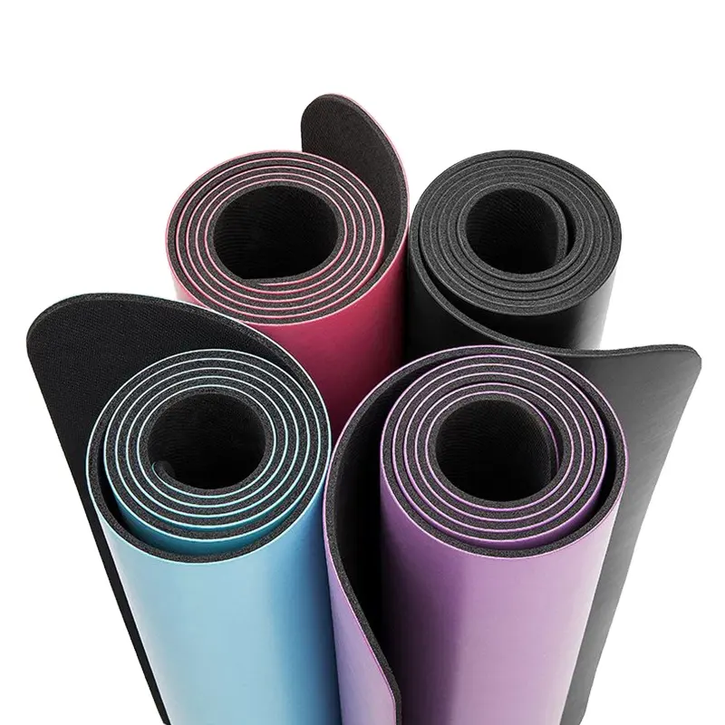 Digital Impresso Smooth Yoga Mat Design Profissional Fitness Eco PU Yoga Mat Venda Quente Personalizado