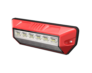 ECE R65 R148 SAE 10-30V LED flaş uyarı ışığı alüminyum konut arka yön dur kuyruk işık LED sahne işık ile ters - Product Image 4