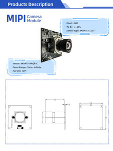 IMX415 4k 8mp彩色Rgb单色usb摄像头模块迷你cmos图像传感器自动跟踪嵌入式ccd摄像头模块 - Product Image 5