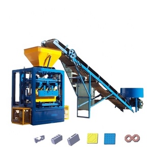 Maquinaria de fabricación de bloques de QT4-24, máquina de bloques de hormigón, máquina de bloques de construcción entrelazados, precio de fábrica - Product Image 4