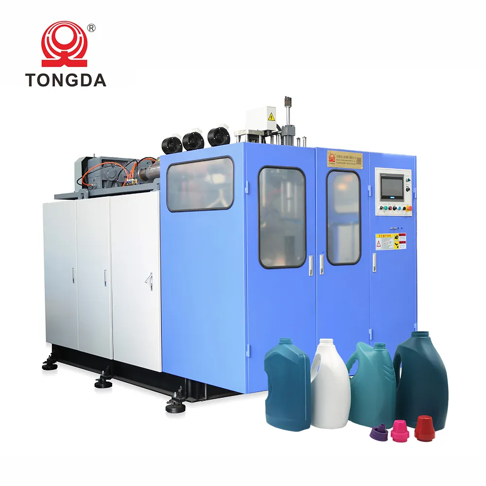TONGDA-máquina de moldeo por soplado de bidón Jerrycan HT2L, totalmente automática, 1L, 2L, plástico PP, HDPE, biberón, Jerrycan