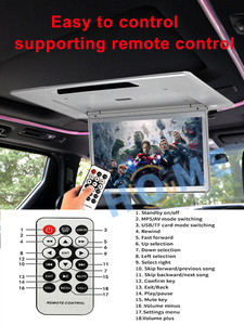Android 11 Car Ceiling Roof Mount 15.6 Inch Overhead Monitor MP5 Player 1080P USB SD HDMI MP5 <strong>Av</strong> <strong>Input</strong> for Toyota Alphard - Product Image 6