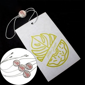 Factory Direct Price Customized Clear Logo Plastic <strong>Loop</strong> Fasteners Hang Tag <strong>String</strong> Lock for Clothes - Product Image 1