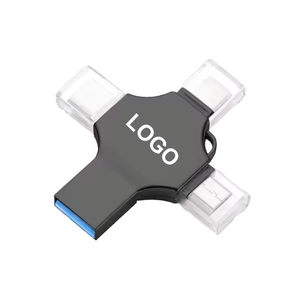 4-in-1 USB 2.0อเนกประสงค์ USB Flash Drive 32GB ดิสก์โลหะใหม่สำหรับ Huawei Android Type-C โทรศัพท์มือถือชิ้น OTG OEM - Product Image 4